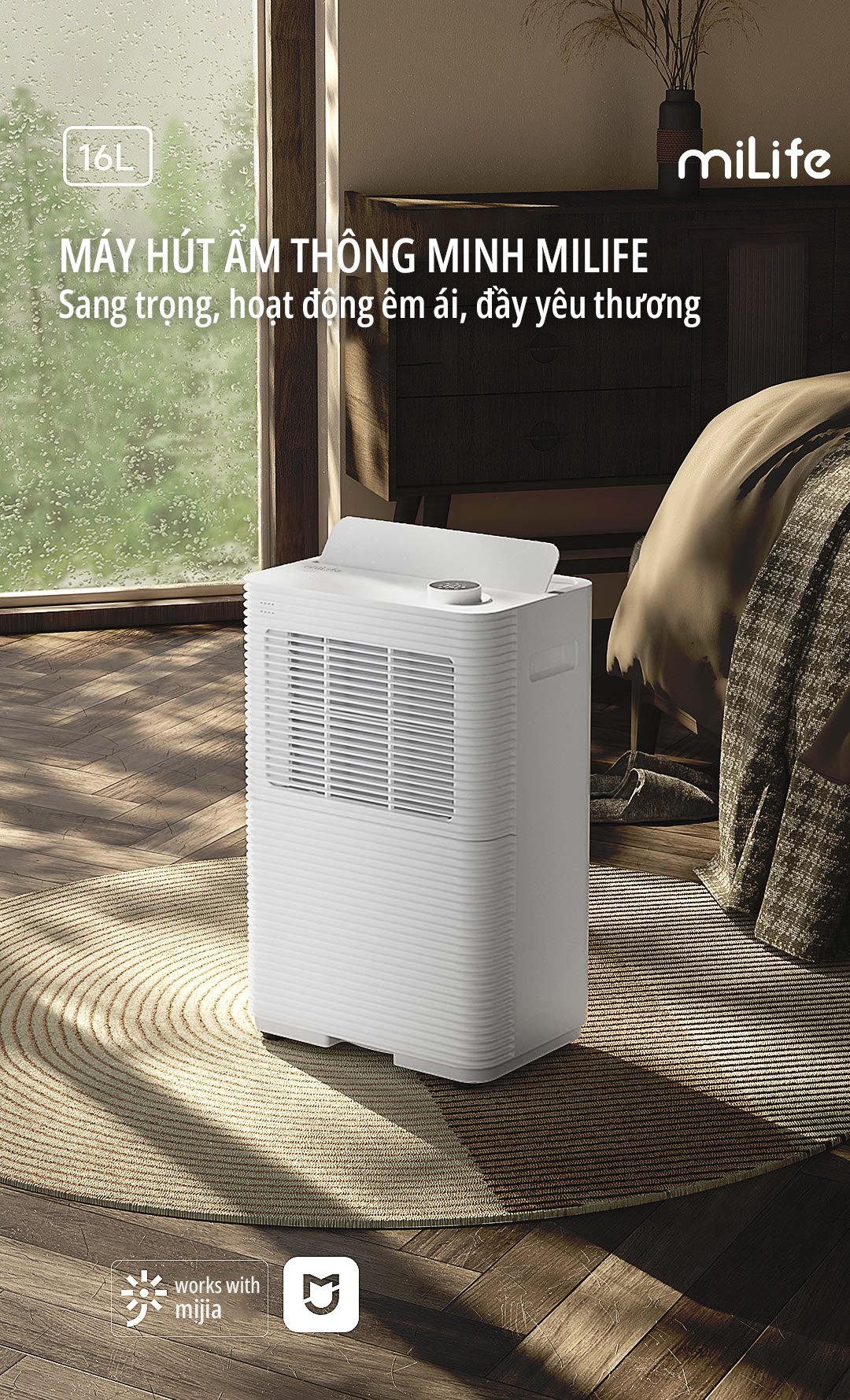 Máy hút ẩm Xiaomi miLife 16L
