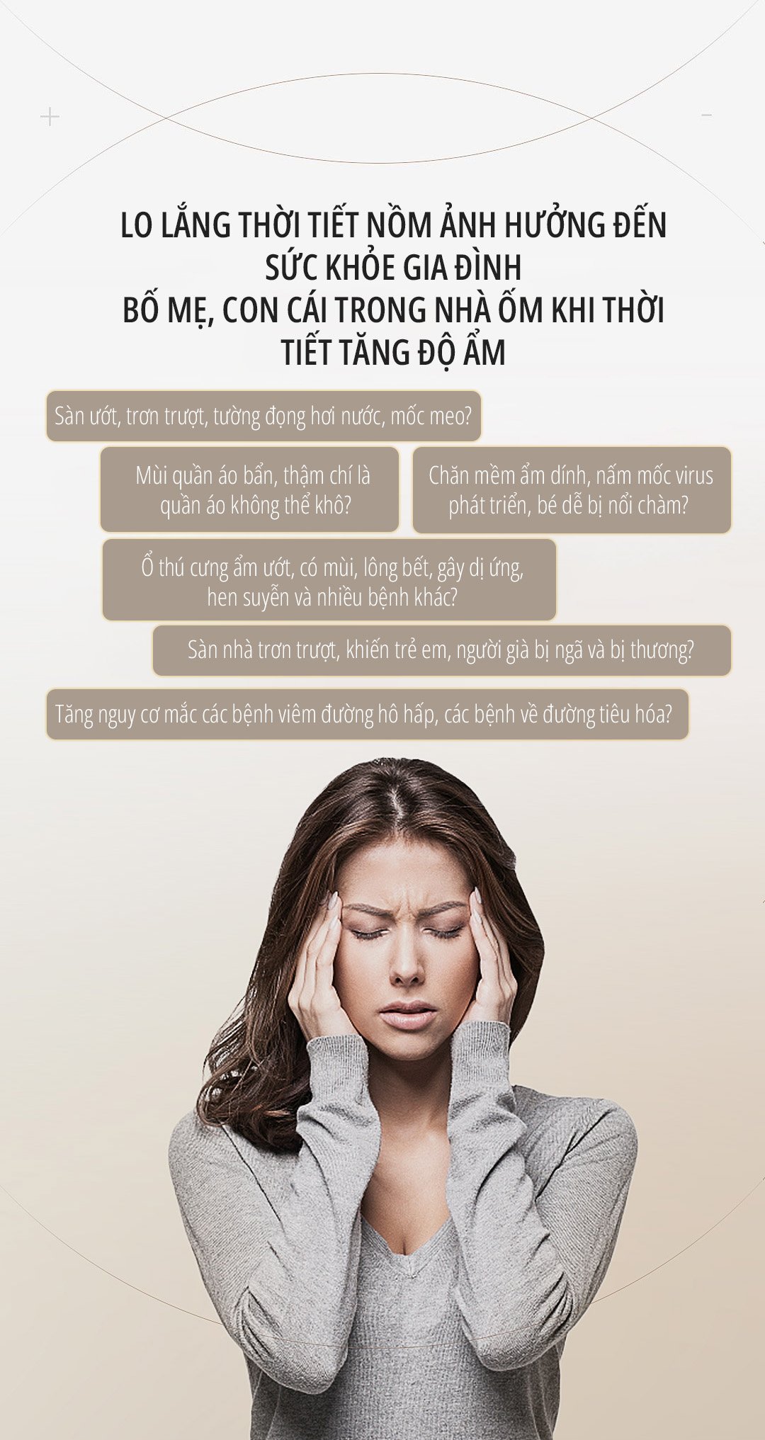 Máy hút ẩm Xiaomi miLife 16L xử lý thời tiết nồm