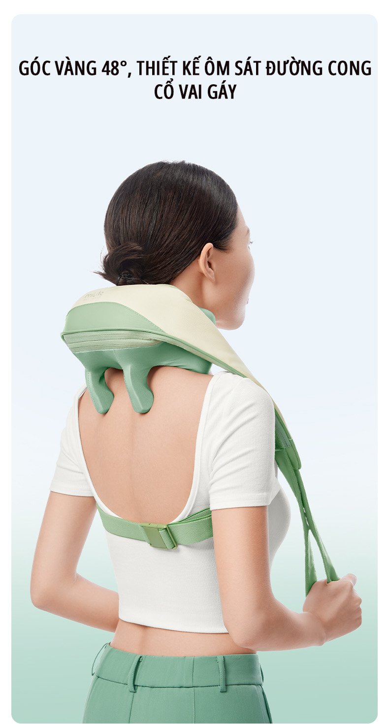 Máy massage cổ vai gáy miLife thiết kế ôm sát