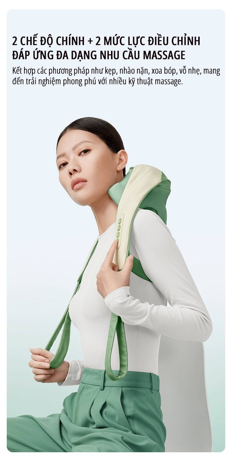 Máy massage cổ vai gáy miLife 2 chế độ 2 mức lực