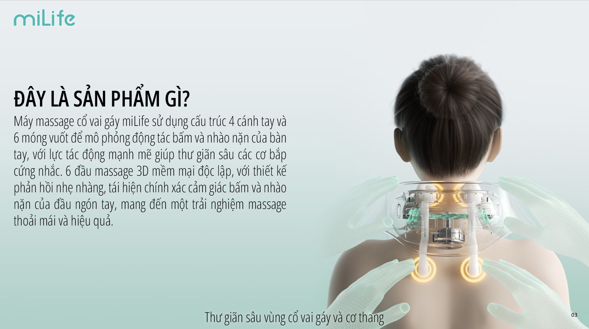 Máy massage cổ vai gáy miLife là gì