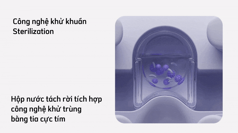 Máy massage mắt bấm huyệt miLife E4 Pro công nghệ khử khuẩn