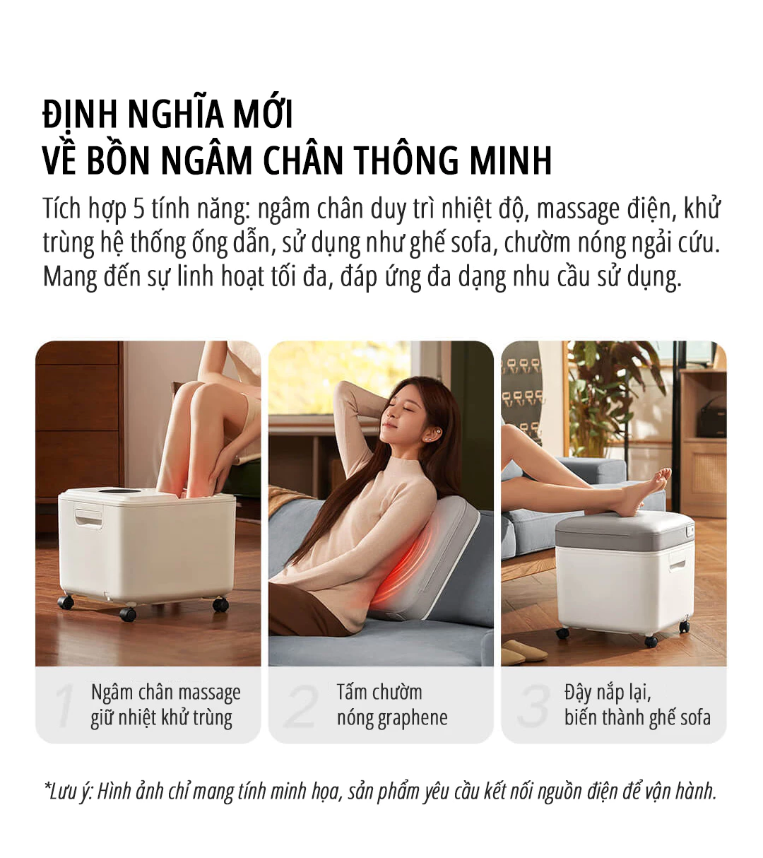 Máy massage ngâm chân Xiaomi miLife YMZ-X6