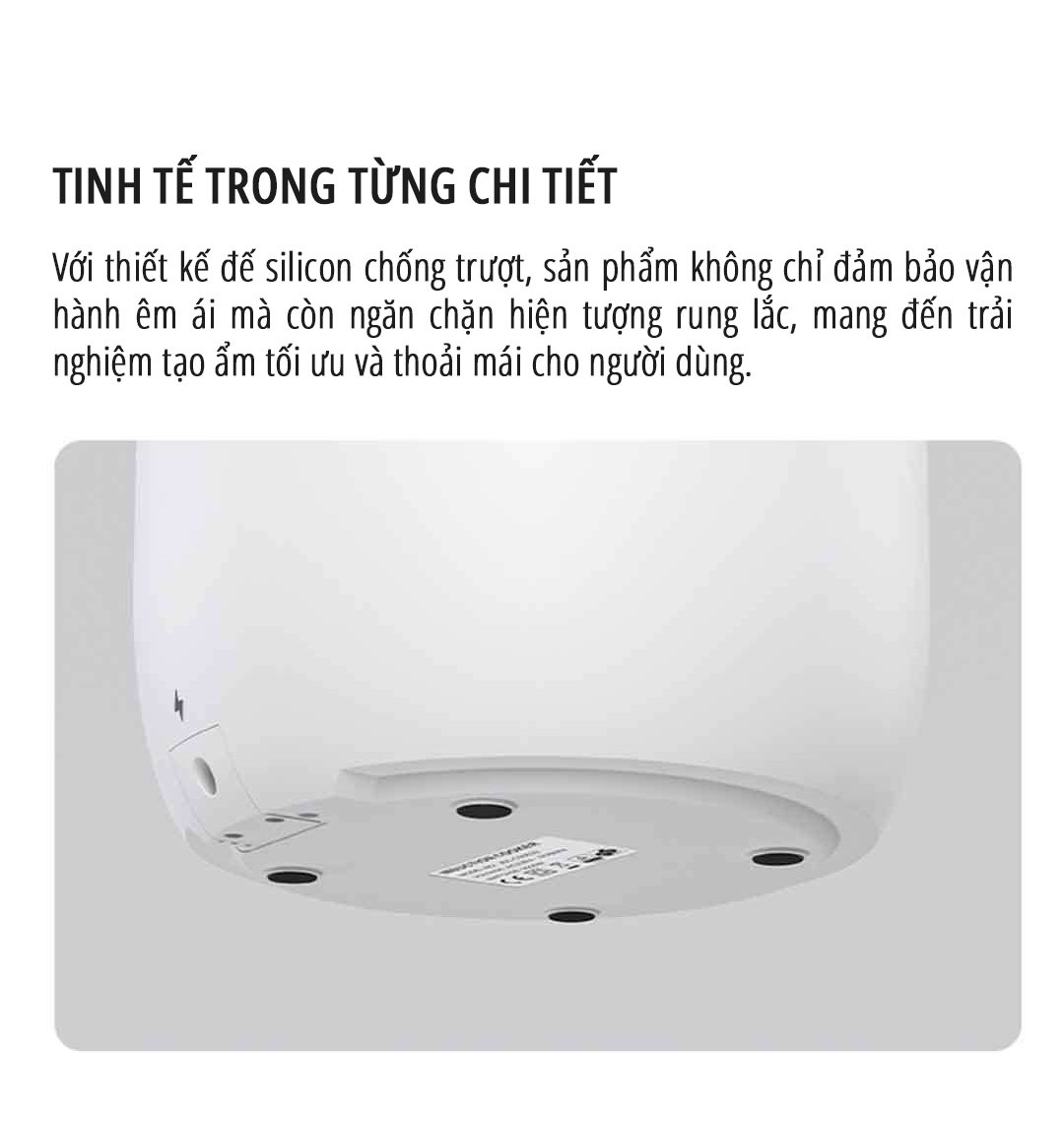 Máy tạo độ ẩm không sương miLife H5P thiết kế tinh tế