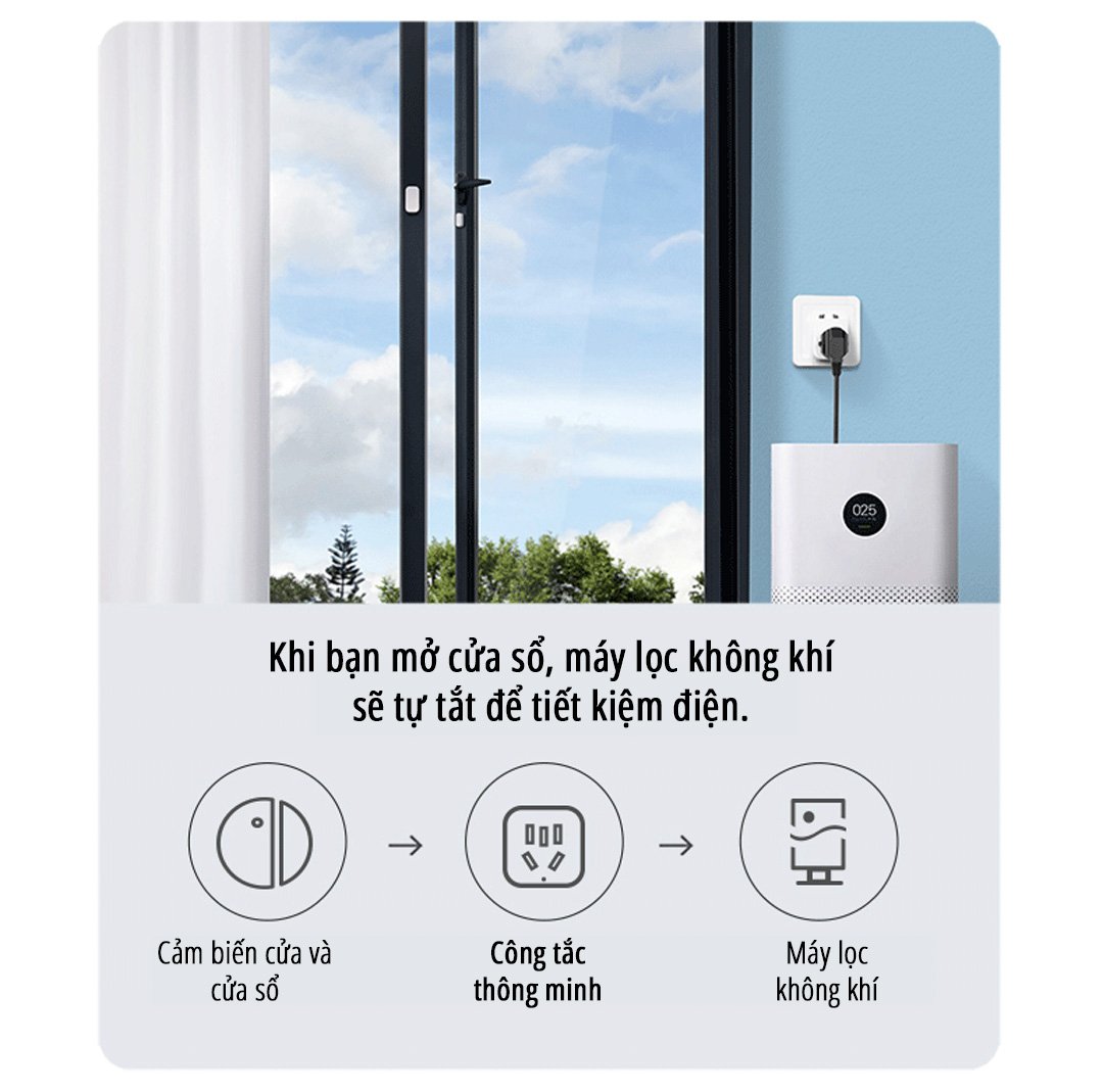 Ổ cắm thông minh miLife 10A nhận diện và tự ngắt điện