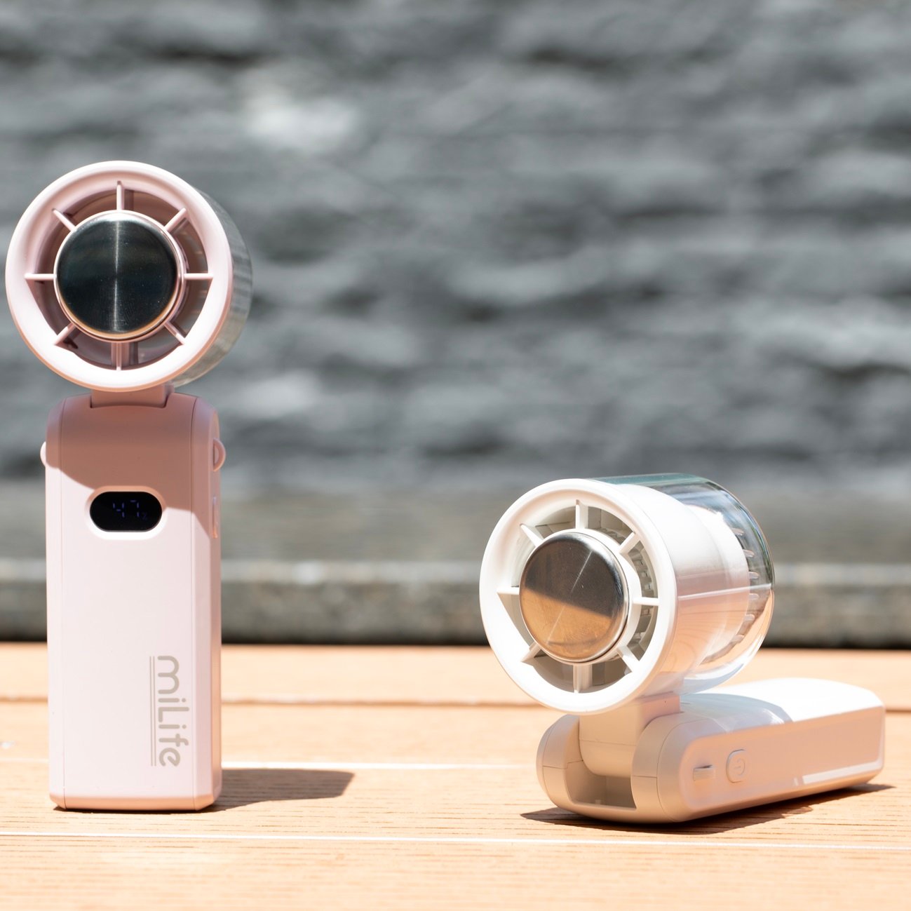 Quạt cầm tay có sò lạnh miLife F3P