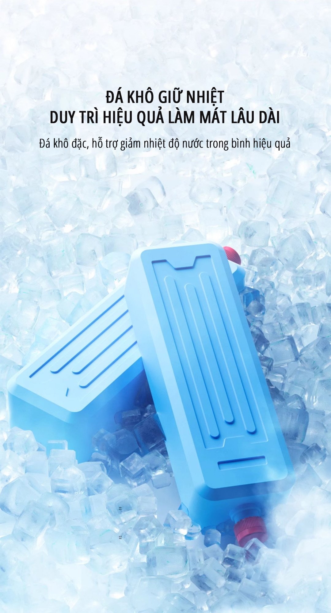 Quạt điều hòa hơi nước miLife Y3C đá khô giữ nhiệt