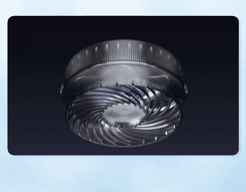 Quạt kẹp tích điện miLife F3B