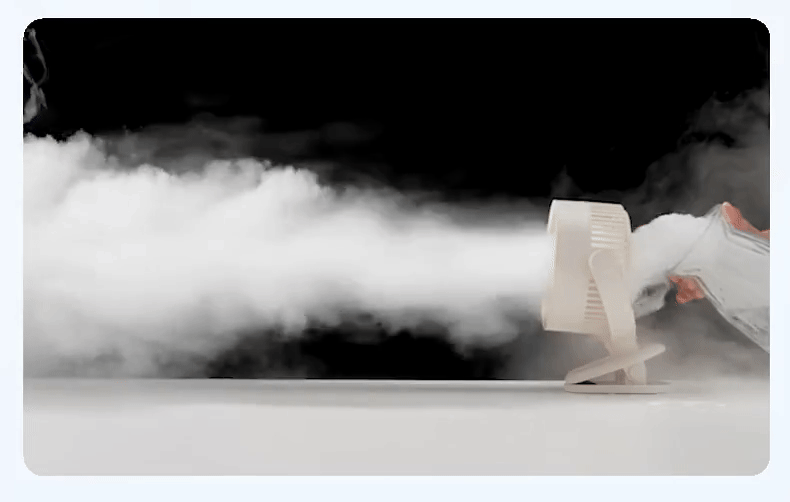 Quạt kẹp tích điện miLife F3B