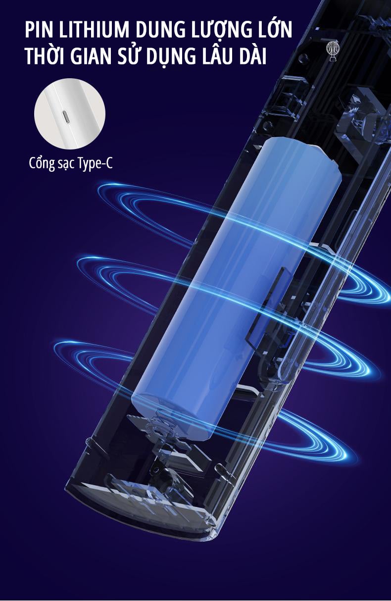 Vợt bắt muỗi kiêm đèn muỗi miLife B2 pin lithium