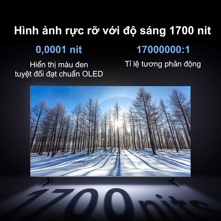 Tivi Xiaomi 65 Inch S Pro Mini LED 2026 hình ảnh rực rỡ
