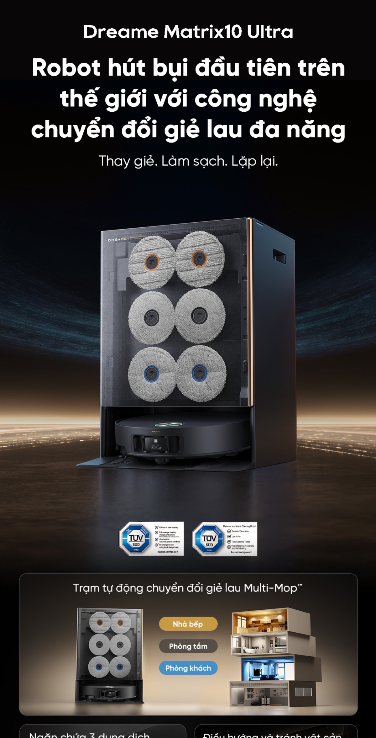 Dreame Matrix10 Ultra ưu điểm nổi bật