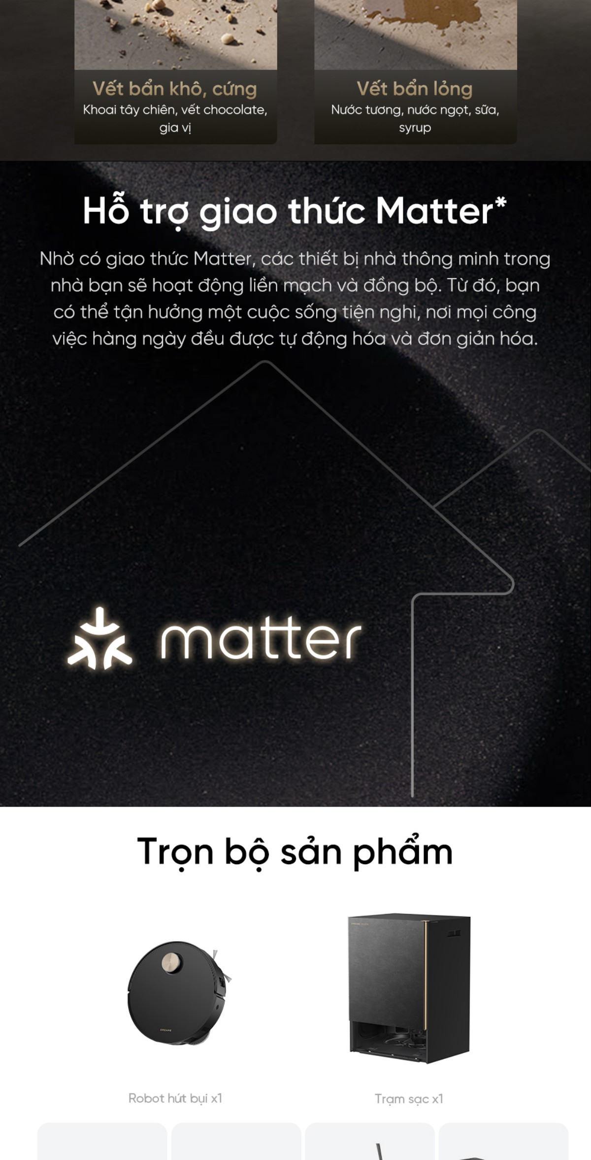 Dreame Matrix10 Ultra hỗ trợ giao thức Matter