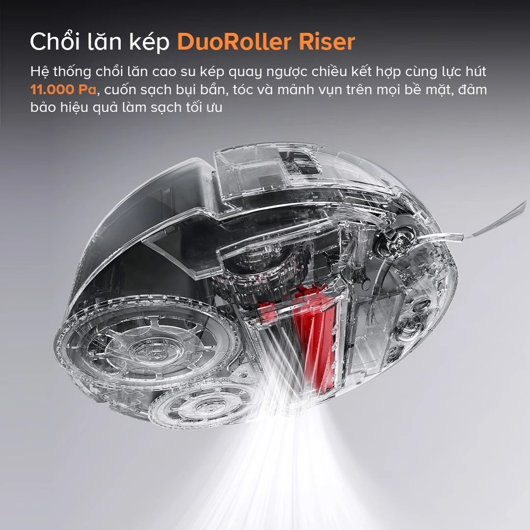 Roborock Q Revo Slim chổi lăn kép
