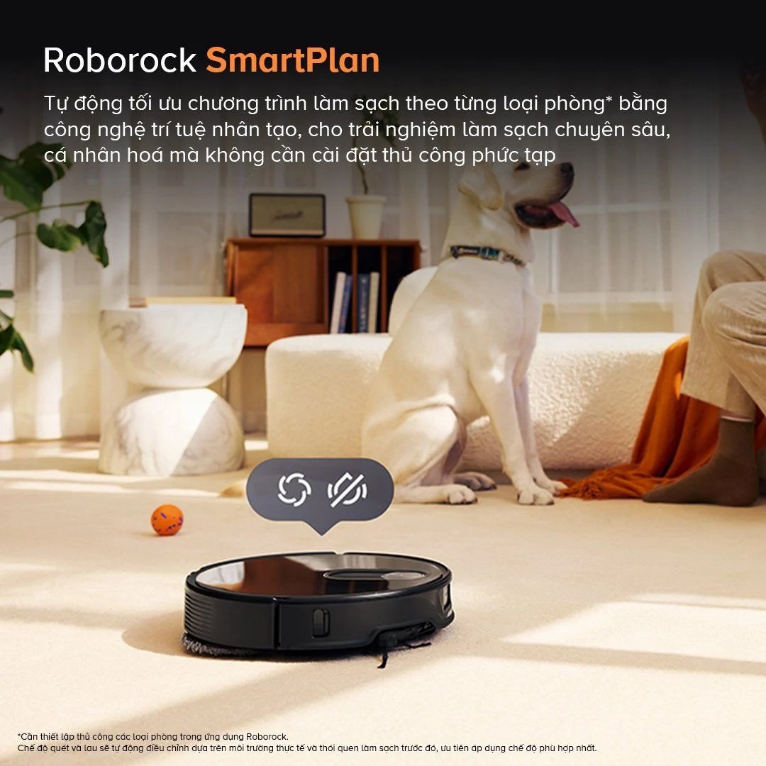 Roborock Q Revo Slim lập bản đồ thông minh