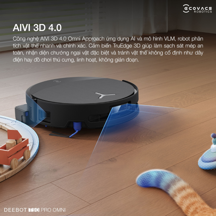 Ecovacs Deebot T90 Pro Omni Auto Water Kit AIVI 3D 4.0