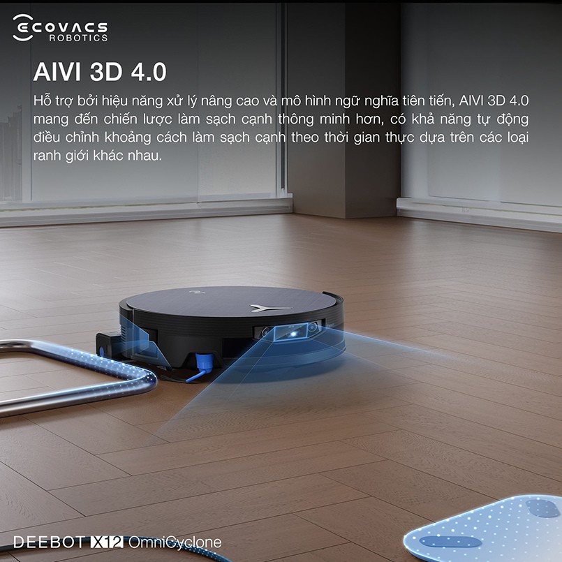 Ecovacs Deebot X12 OmniCyclone AIVI 3D 4.0