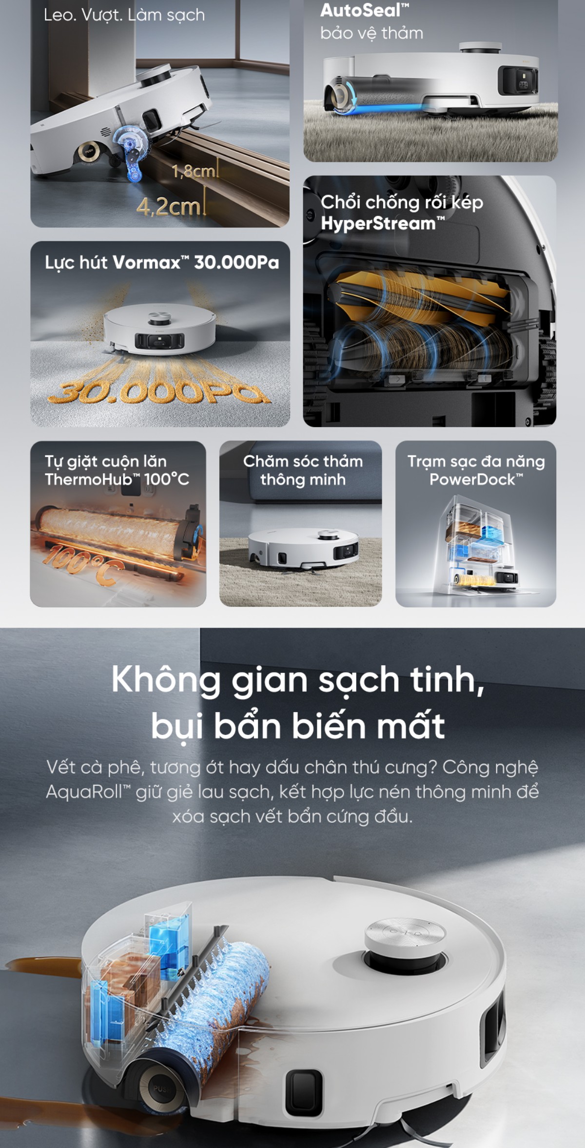 Dreame Aqua 10 Roller 2026 ưu điểm nổi bật