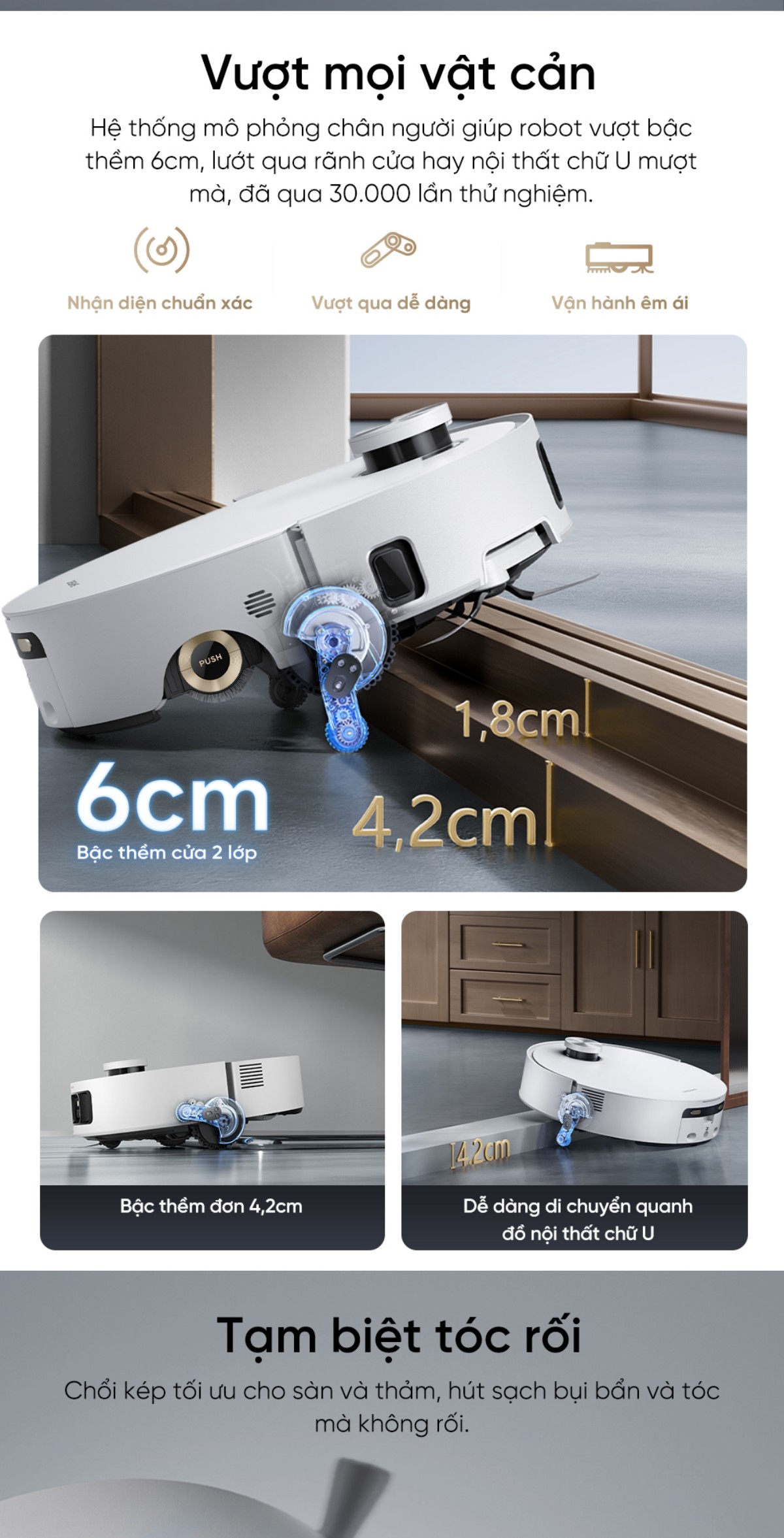 Dreame Aqua 10 Roller 2026 vượt bậc cao thông minh