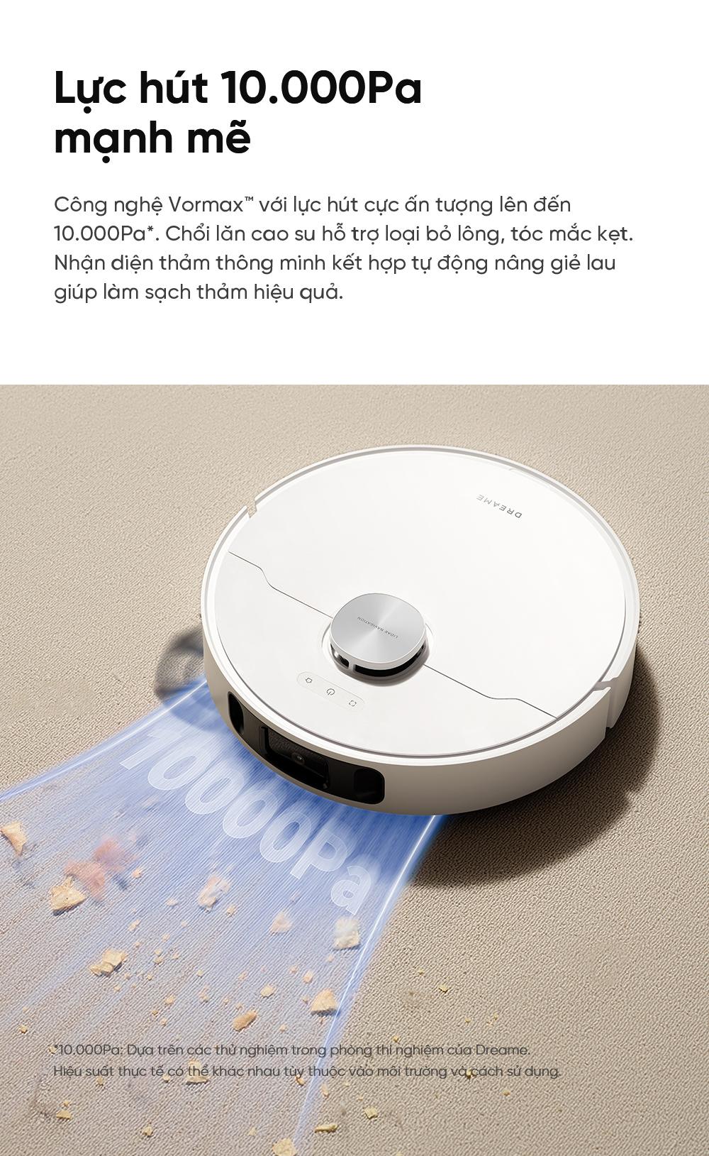 Dreame L10s Ultra Gen 2 lực hút 10.000Pa