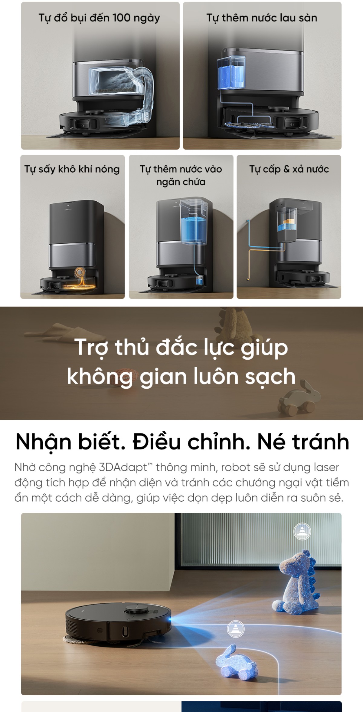 Dreame L10S Ultra Gen 3 thông minh