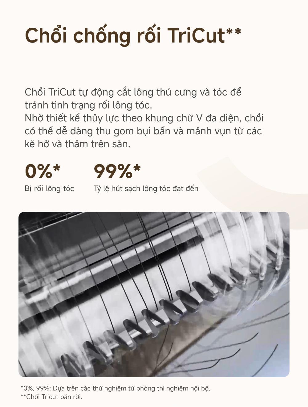 Dreame L30s Ultra chổi chống rối