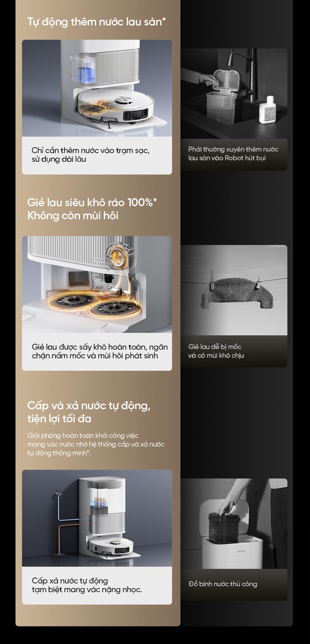 Dreame L40S Ultra so sánh