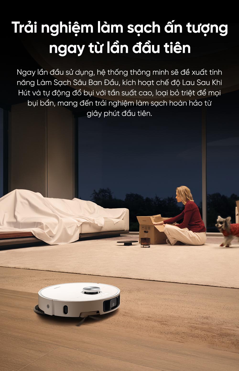 Dreame L40S Ultra trải nghiệm làm sạch ấn tượng