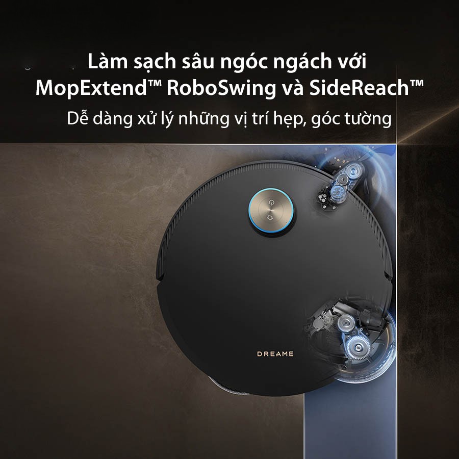 Dreame X50 Pro Ultra làm sạch mọi ngóc ngách