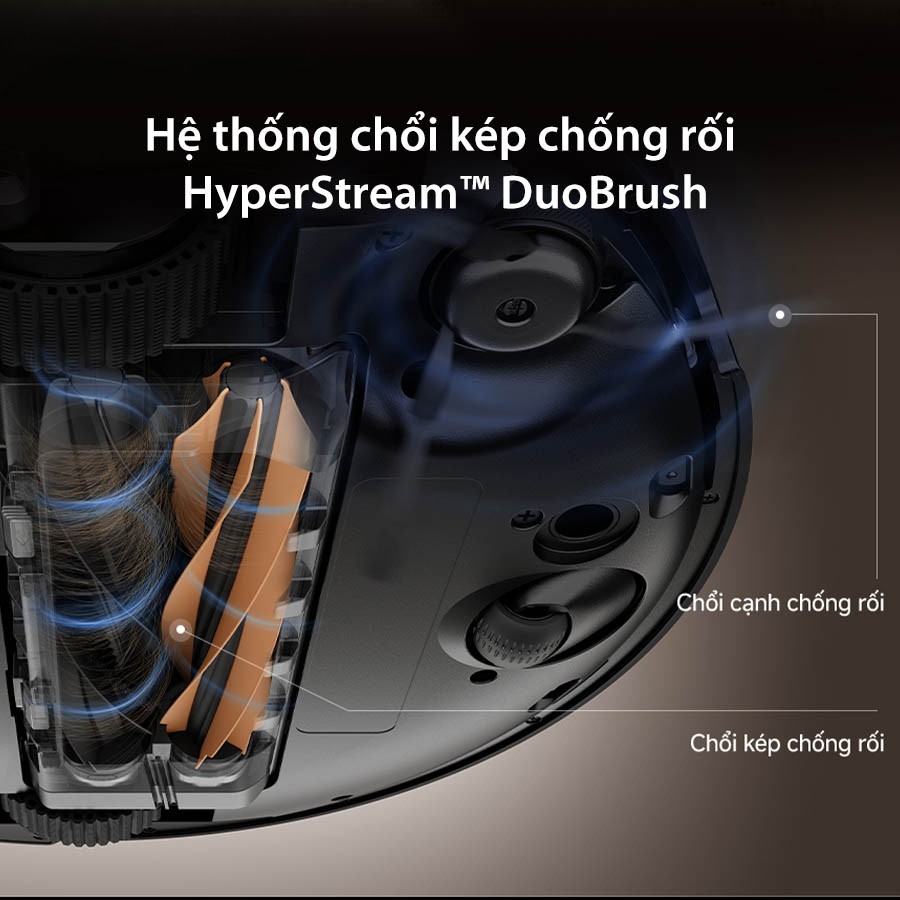 Dreame X50 Pro Ultra hệ thống chổi kép