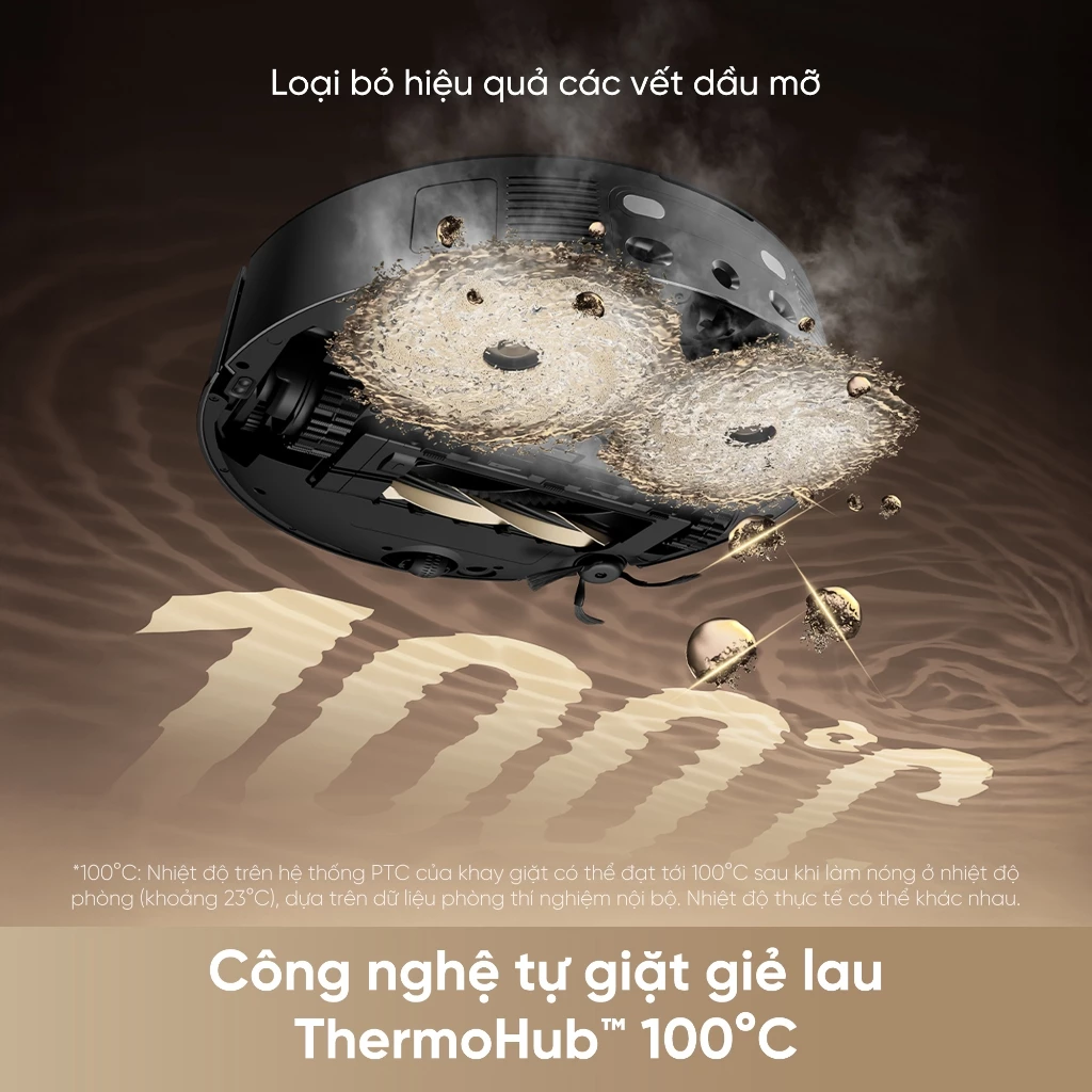 Dreame X50 Pro Ultra công nghệ tự giặt giẻ lau