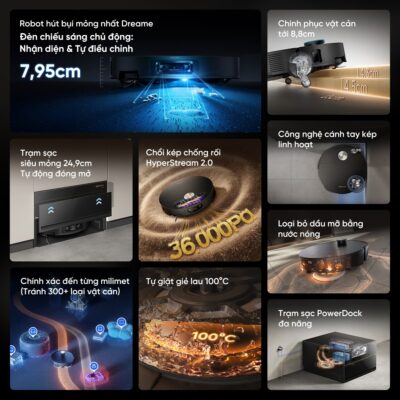 Dreame X60 Master ưu điểm nổi bật