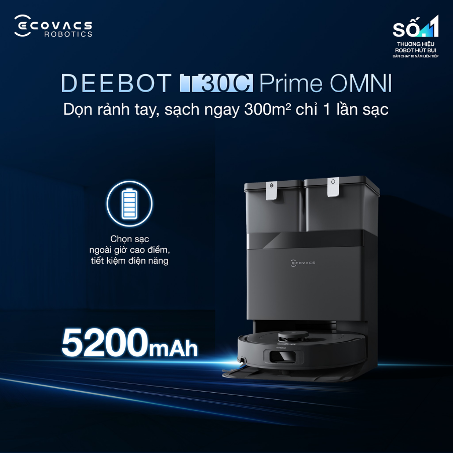 Ecovacs Deebot T30C Prime Omni
