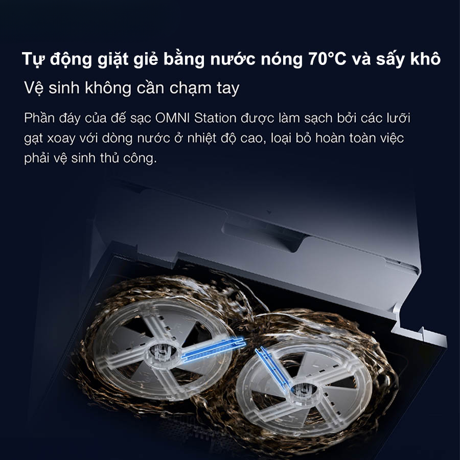 Ecovacs T50 Pro Omni Auto Water Kit tự động giặt giẻ