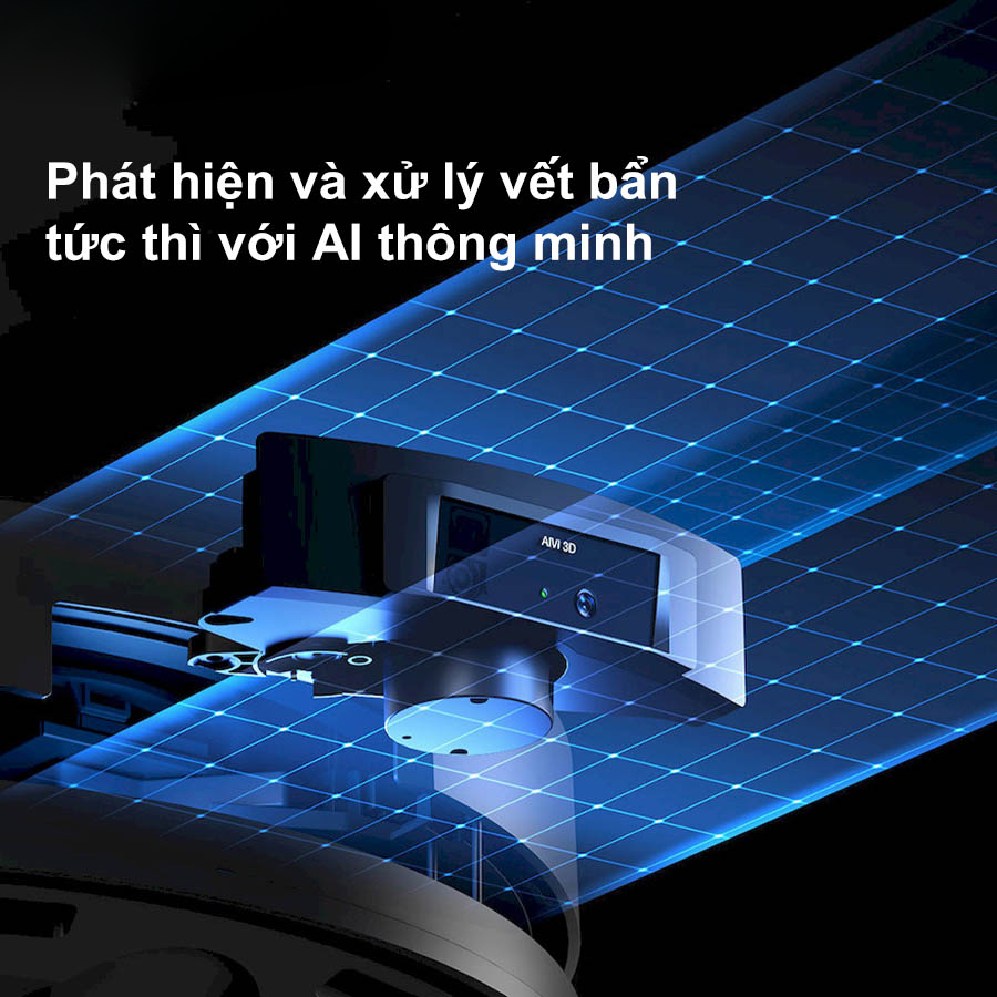 Ecovacs X8 Pro Omni phát hiện và xử lý vết bẩn