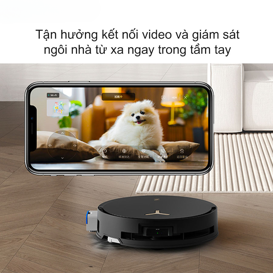 Ecovacs X8 Pro Omni kết nối video