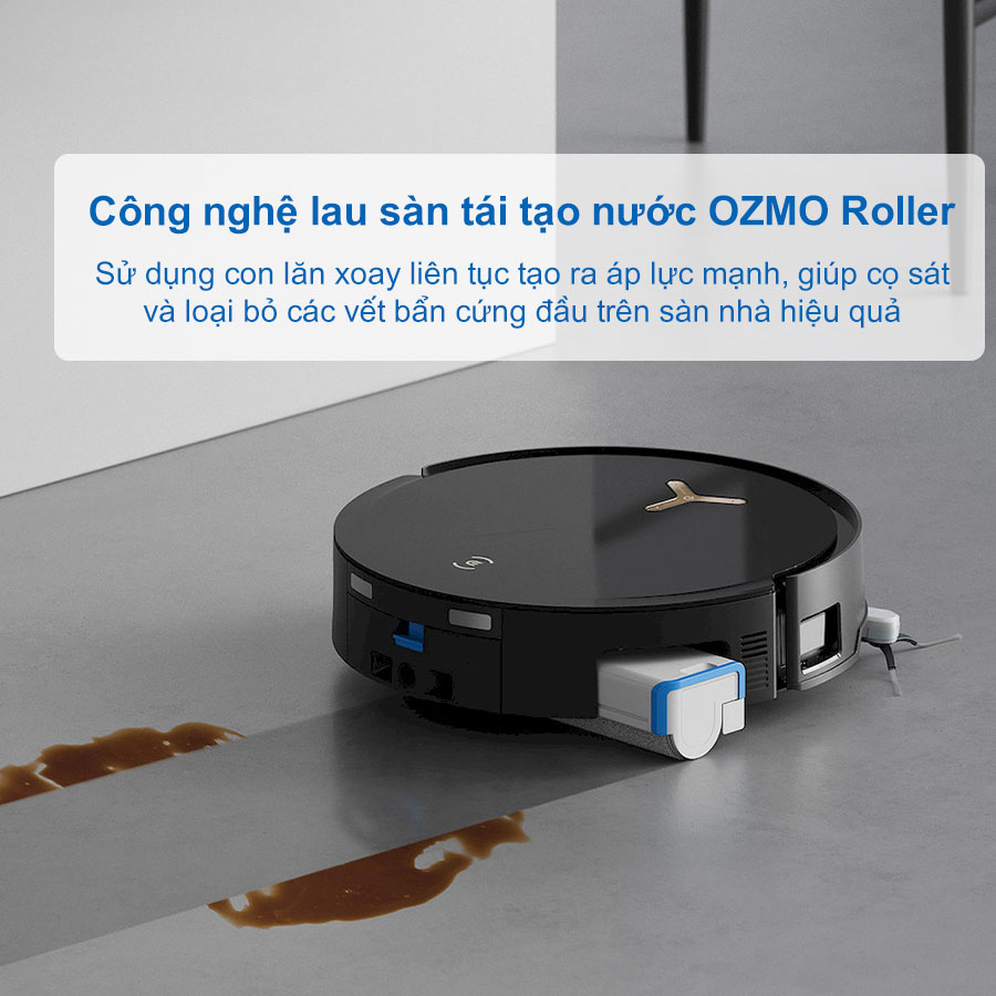 Ecovacs X8 Pro Omni công nghệ lau sàn tái tạo nước