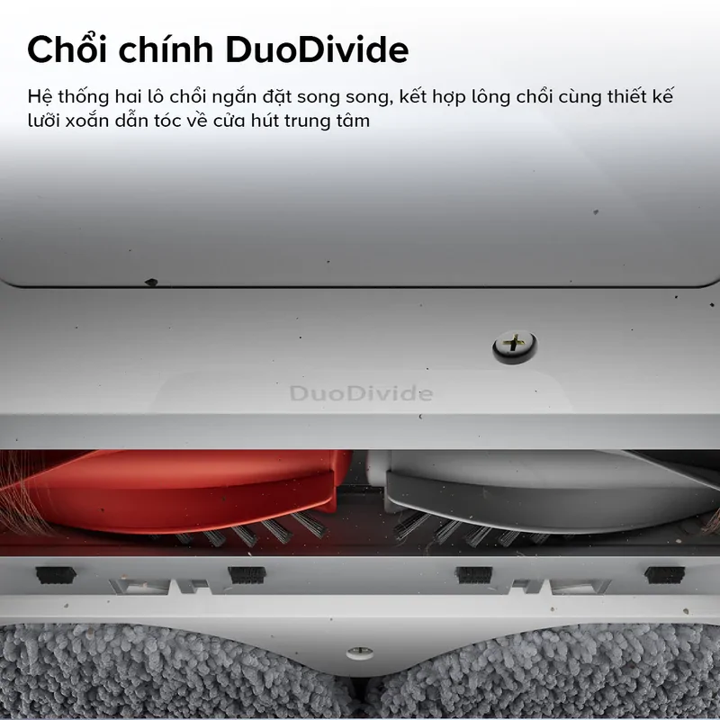 Roborock Q Revo C Pro chổi chính duodivide