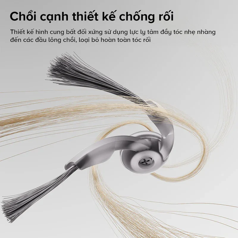 Roborock Q Revo C Pro chổi cạnh chống rối