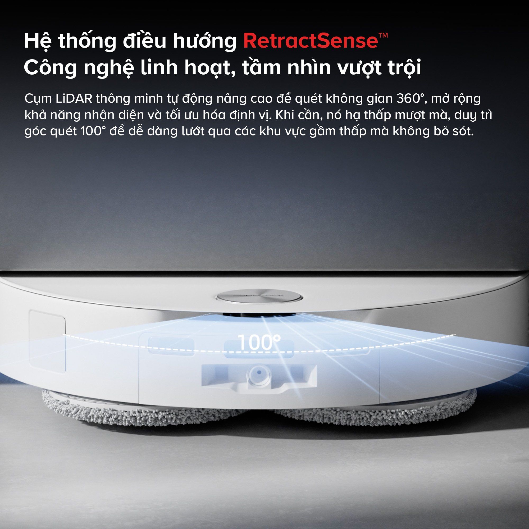 Roborock Q Revo EdgeT hệ thống điều hướng