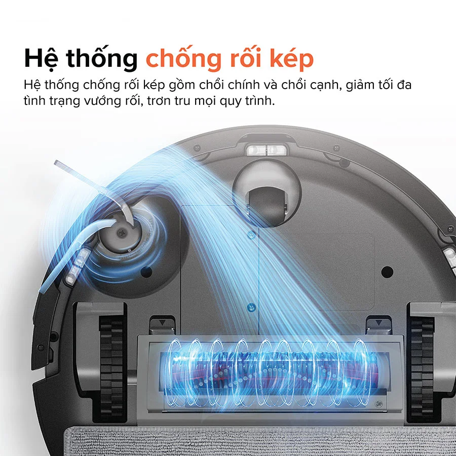 Roborock Q10 PF+ (Plus) hệ thống chống rối kép