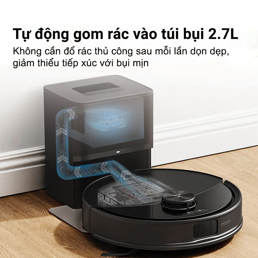 Roborock Q10 PF+ (Plus) tự động gom rác