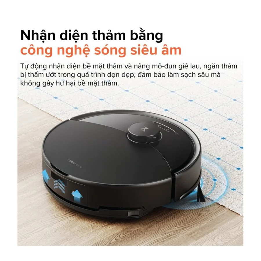 Robot hút bụi lau nhà Roborock Q10 VF công nghệ làm sạch thảm