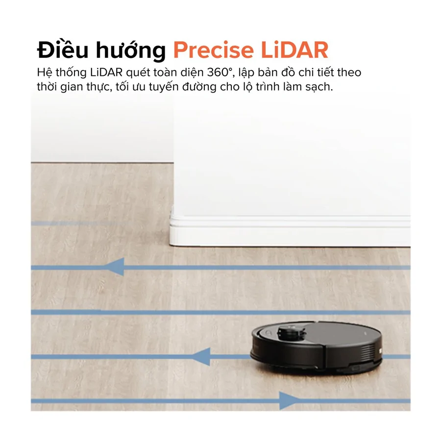 Robot hút bụi lau nhà Roborock Q10 VF điều hướng thông minh