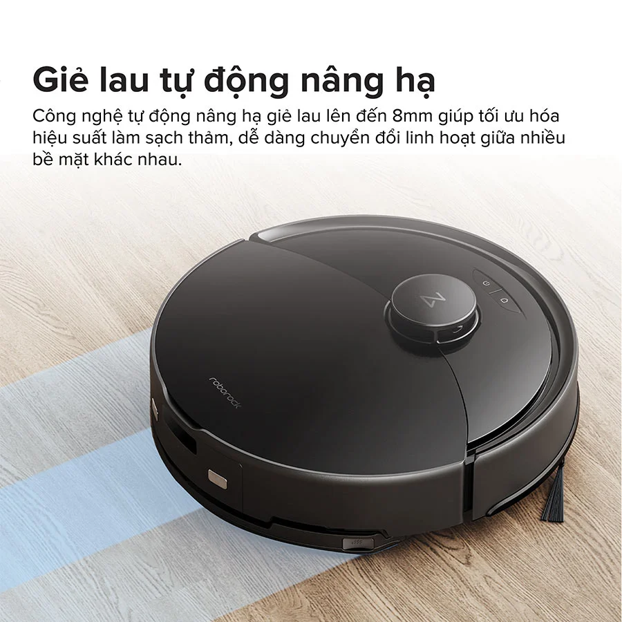 Roborock Q10 VF+ (Plus) giẻ lau tự động nâng hạ
