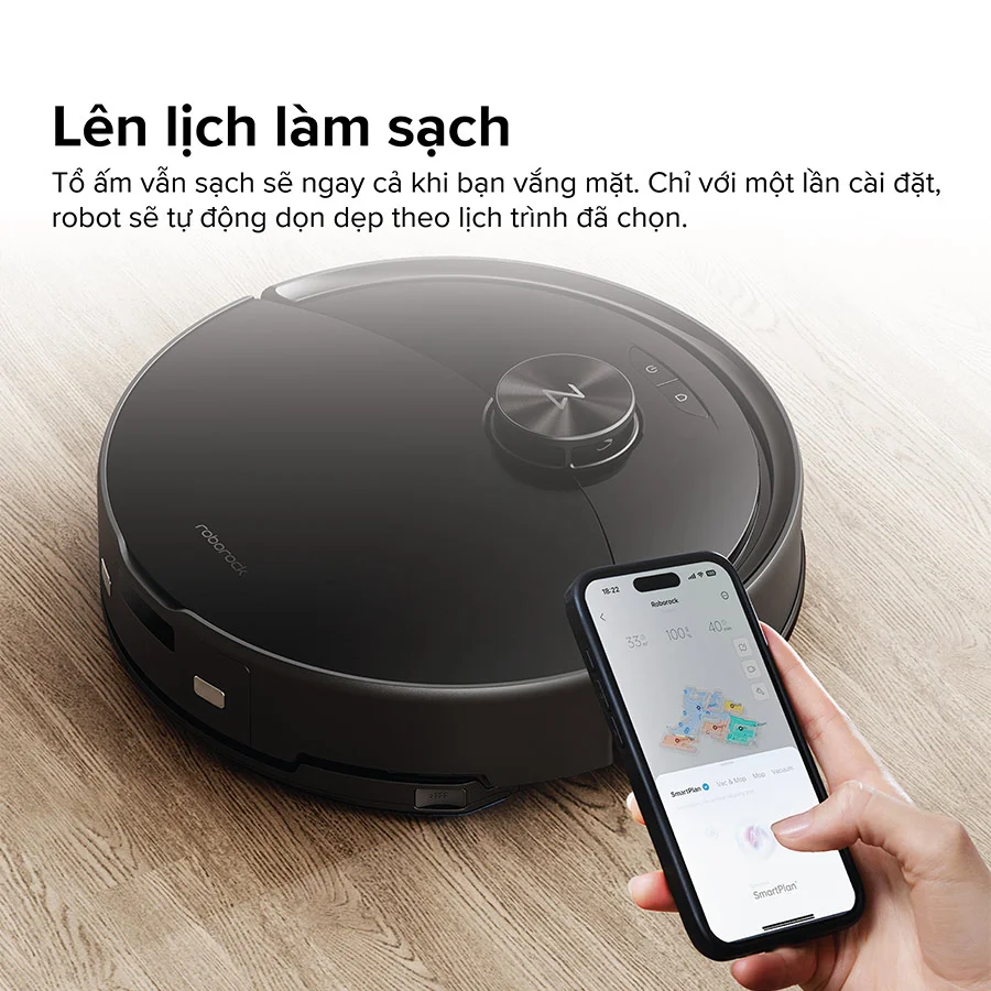 Robot hút bụi lau nhà Roborock Q10 VF+ (Plus) - Chính hãng