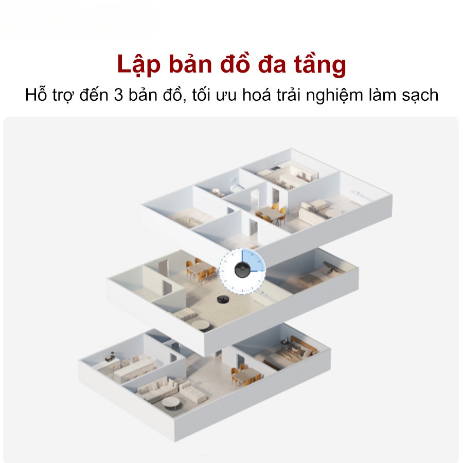Roborock Q7 TF lập bản đồ đa tầng