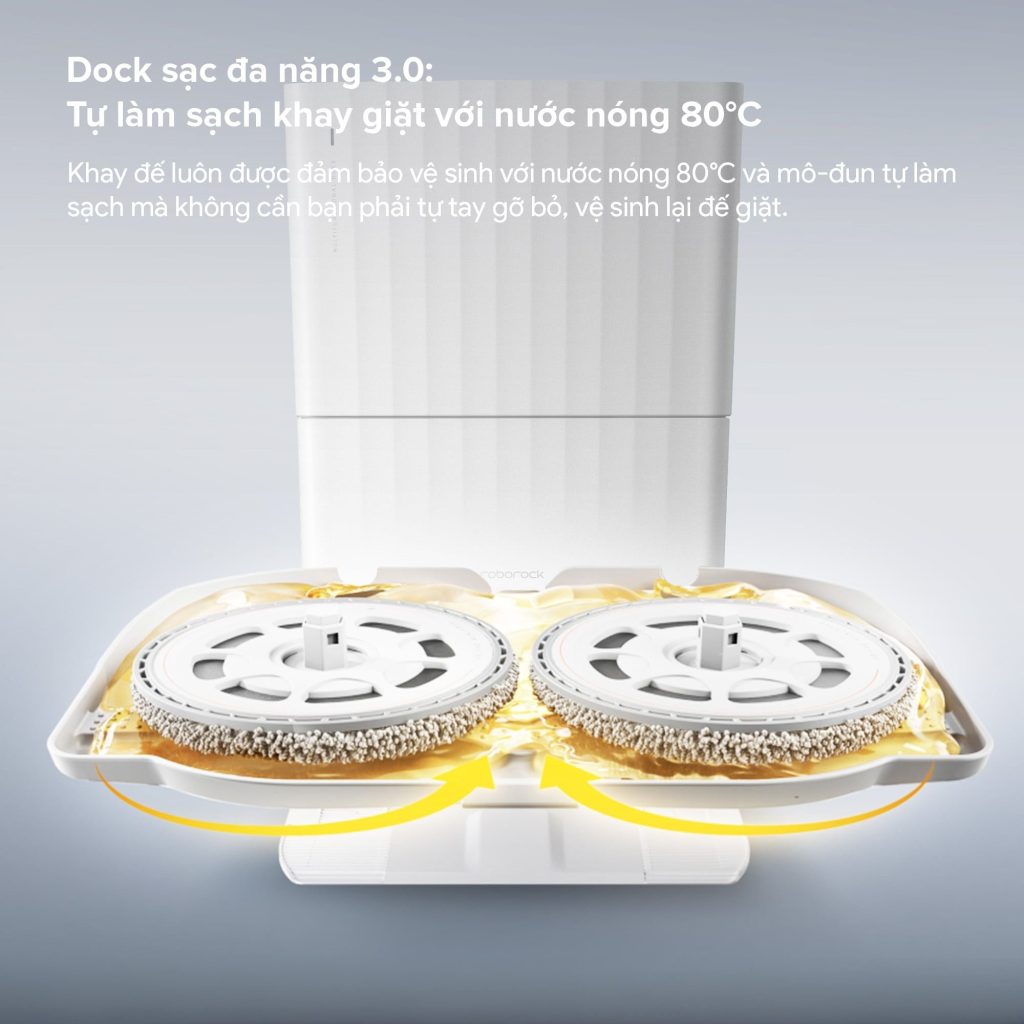 Robot hút bụi lau nhà Roborock Qrevo Edge 2 - Bản Quốc Tế Roborock Qrevo Edge 2 dock sạc đa năng