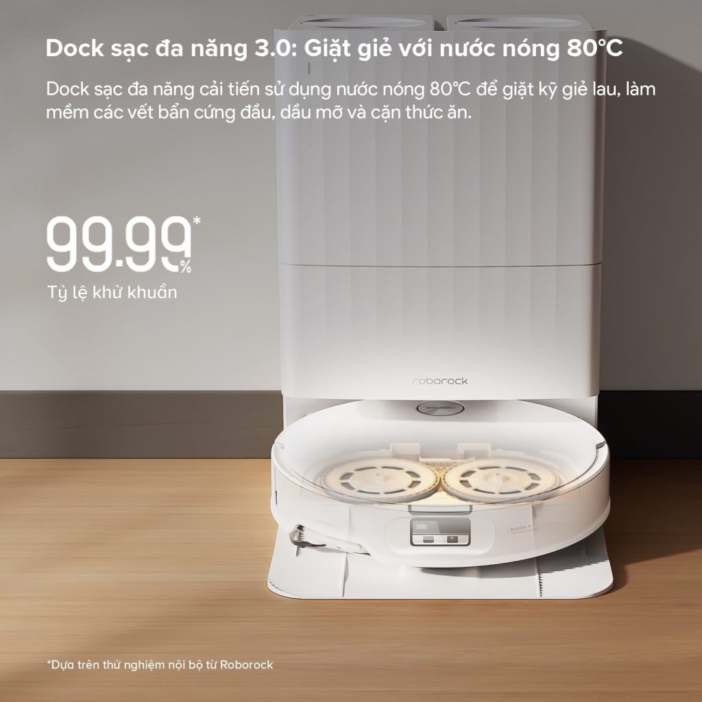 Roborock Qrevo Edge 2 dock sạc đa năng