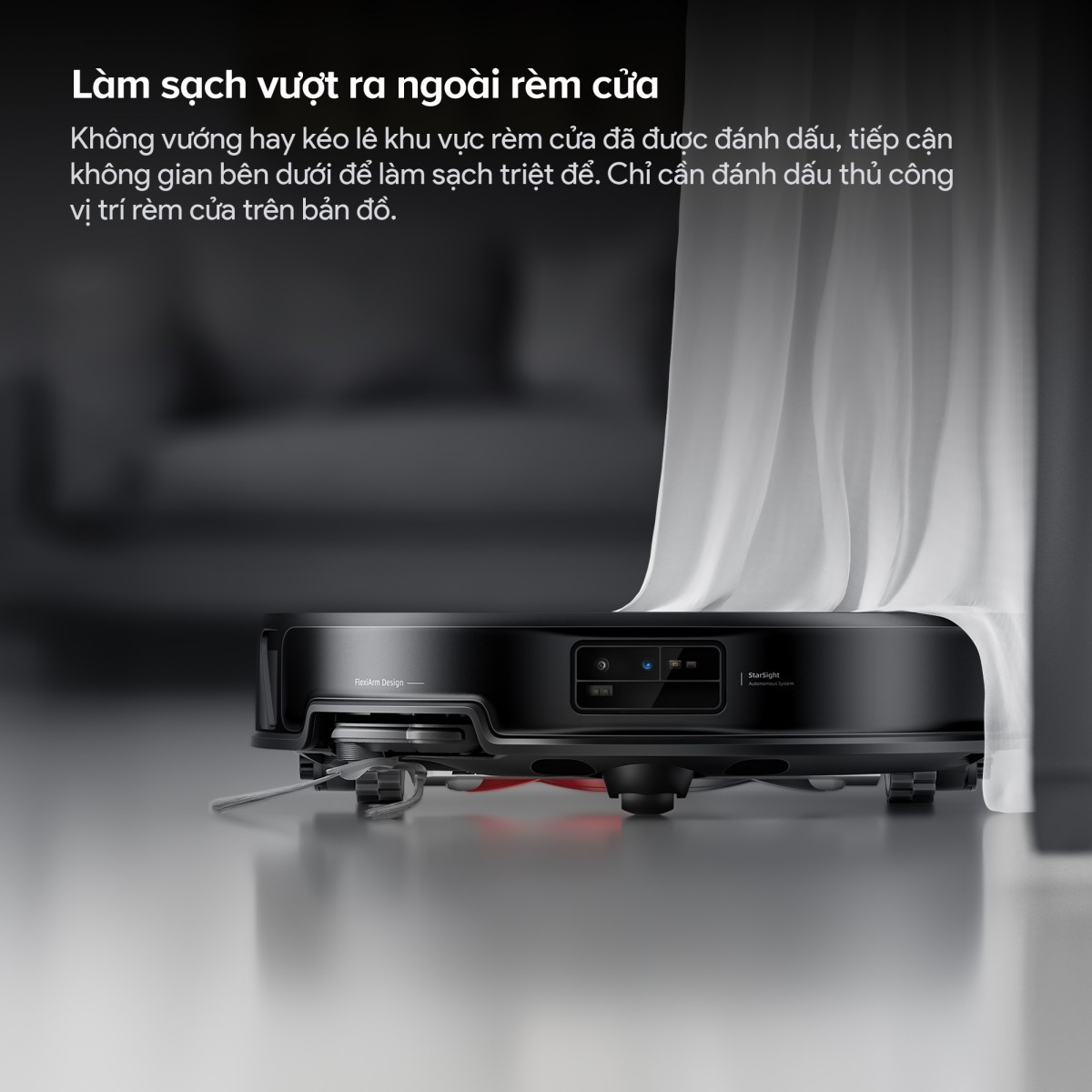 Roborock Saros 20 làm sạch hiệu quả